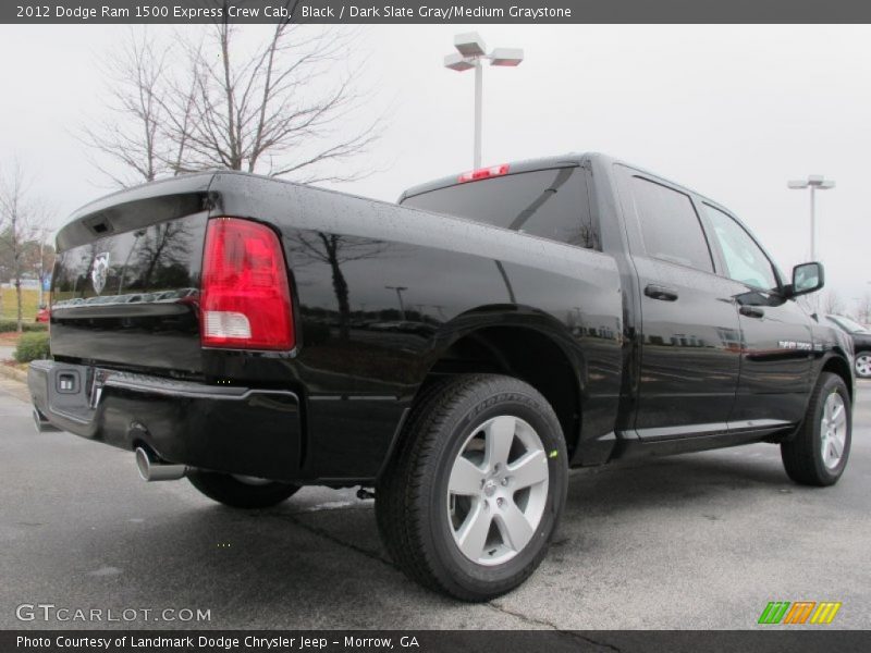 Black / Dark Slate Gray/Medium Graystone 2012 Dodge Ram 1500 Express Crew Cab