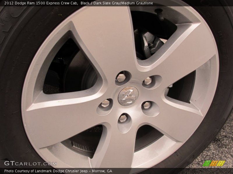Black / Dark Slate Gray/Medium Graystone 2012 Dodge Ram 1500 Express Crew Cab