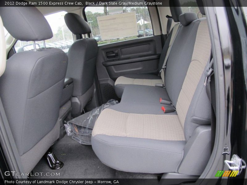 Black / Dark Slate Gray/Medium Graystone 2012 Dodge Ram 1500 Express Crew Cab