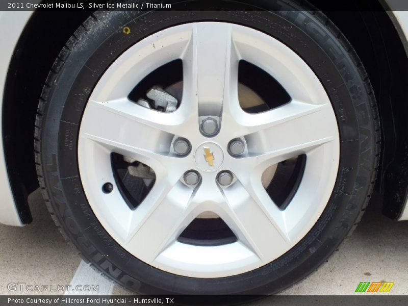 Silver Ice Metallic / Titanium 2011 Chevrolet Malibu LS
