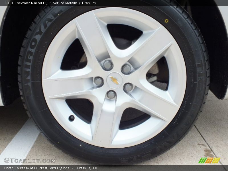 Silver Ice Metallic / Titanium 2011 Chevrolet Malibu LS
