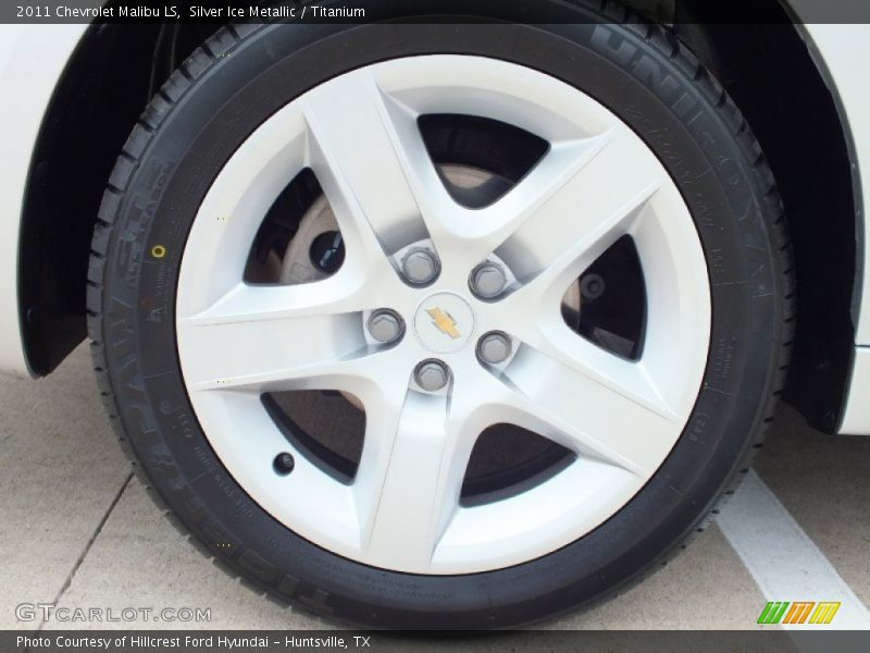 Silver Ice Metallic / Titanium 2011 Chevrolet Malibu LS