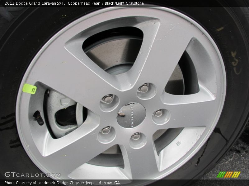 Copperhead Pearl / Black/Light Graystone 2012 Dodge Grand Caravan SXT