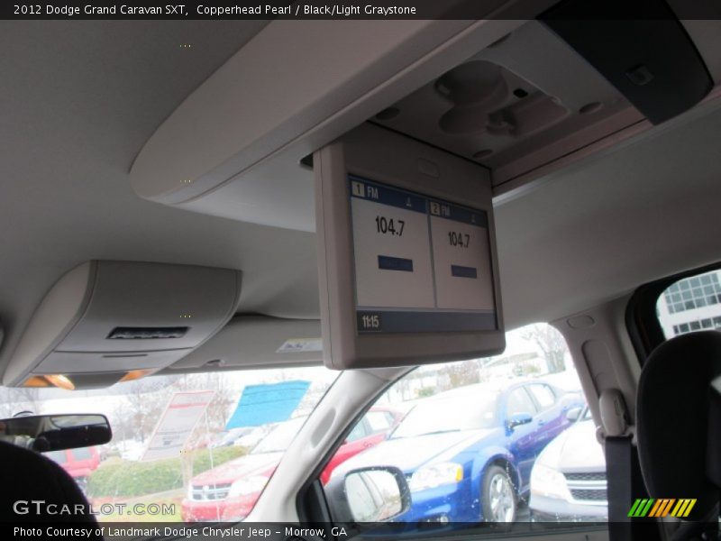 Copperhead Pearl / Black/Light Graystone 2012 Dodge Grand Caravan SXT
