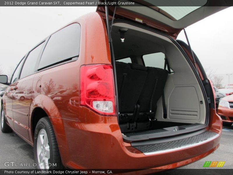 Copperhead Pearl / Black/Light Graystone 2012 Dodge Grand Caravan SXT