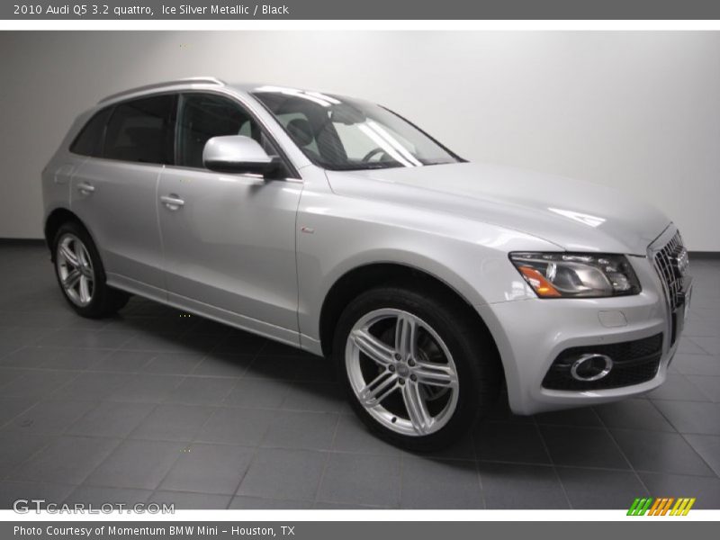 Ice Silver Metallic / Black 2010 Audi Q5 3.2 quattro