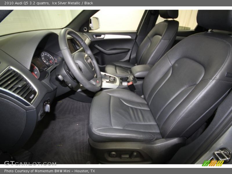 Ice Silver Metallic / Black 2010 Audi Q5 3.2 quattro