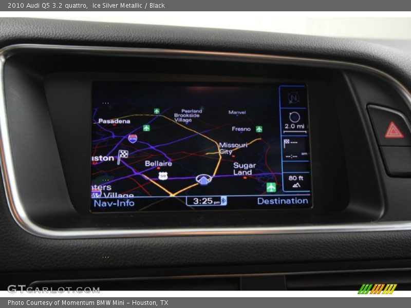 Ice Silver Metallic / Black 2010 Audi Q5 3.2 quattro