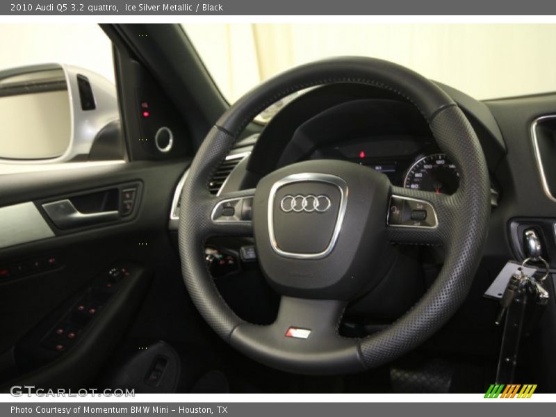 Ice Silver Metallic / Black 2010 Audi Q5 3.2 quattro