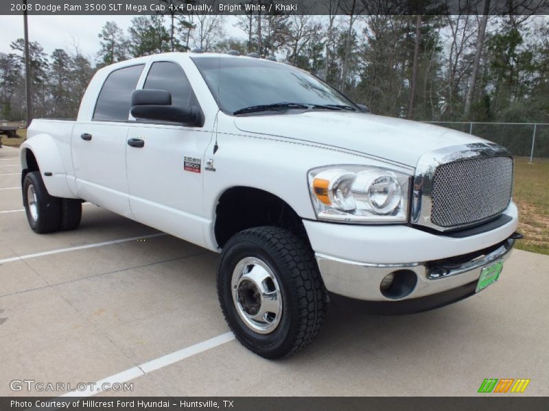 Front 3/4 View of 2008 Ram 3500 SLT Mega Cab 4x4 Dually