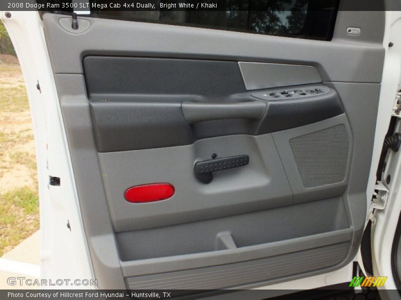 Bright White / Khaki 2008 Dodge Ram 3500 SLT Mega Cab 4x4 Dually
