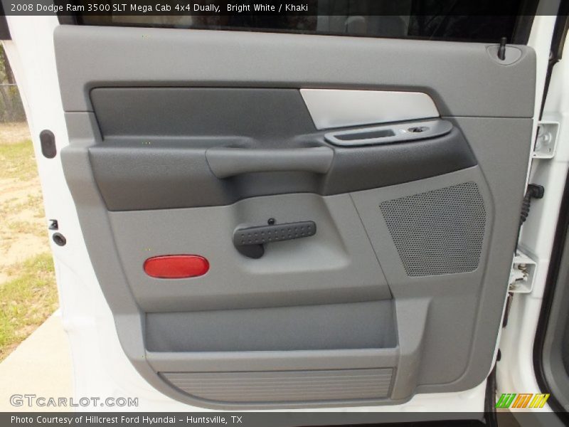 Bright White / Khaki 2008 Dodge Ram 3500 SLT Mega Cab 4x4 Dually