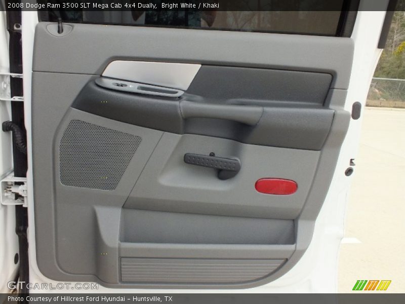 Bright White / Khaki 2008 Dodge Ram 3500 SLT Mega Cab 4x4 Dually