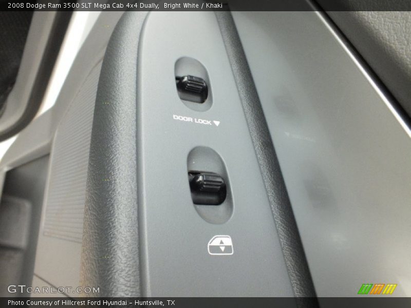 Bright White / Khaki 2008 Dodge Ram 3500 SLT Mega Cab 4x4 Dually