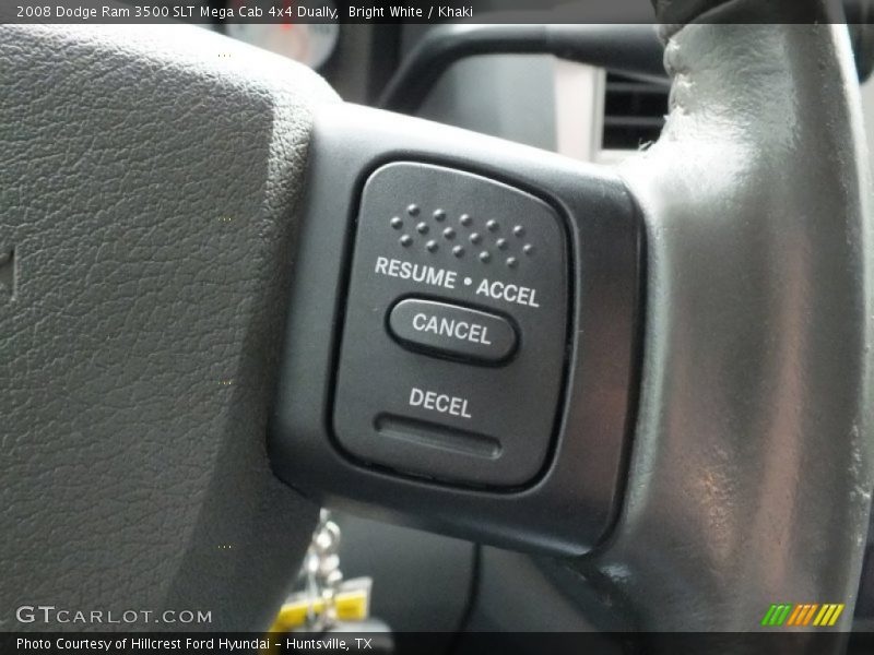 Bright White / Khaki 2008 Dodge Ram 3500 SLT Mega Cab 4x4 Dually
