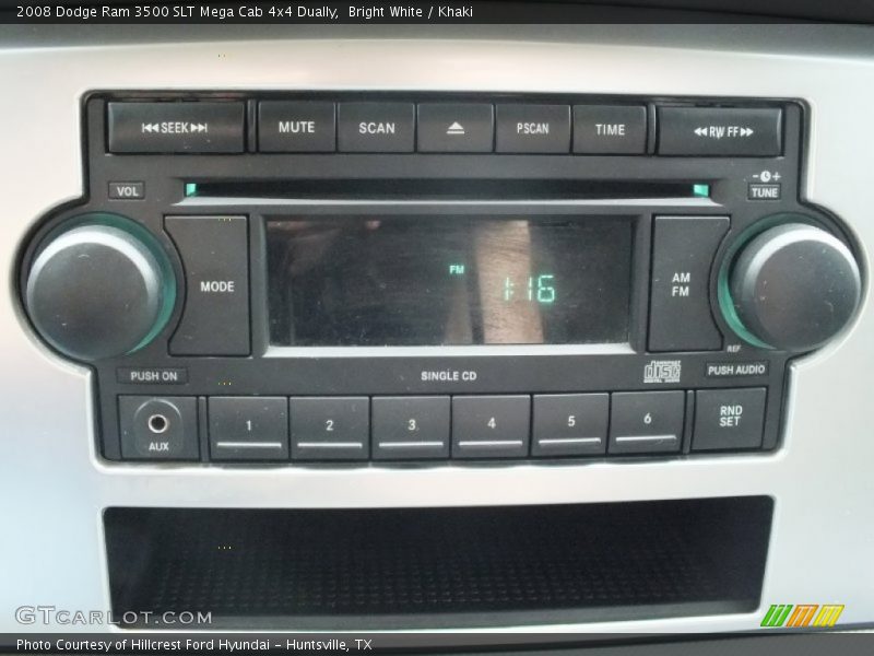 Bright White / Khaki 2008 Dodge Ram 3500 SLT Mega Cab 4x4 Dually