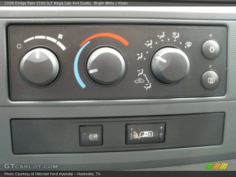 Bright White / Khaki 2008 Dodge Ram 3500 SLT Mega Cab 4x4 Dually