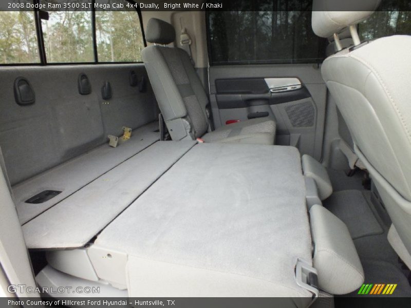 Bright White / Khaki 2008 Dodge Ram 3500 SLT Mega Cab 4x4 Dually