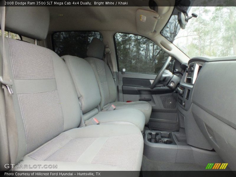 Bright White / Khaki 2008 Dodge Ram 3500 SLT Mega Cab 4x4 Dually
