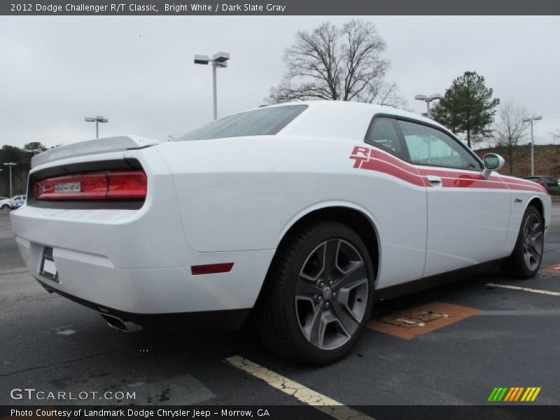 Bright White / Dark Slate Gray 2012 Dodge Challenger R/T Classic