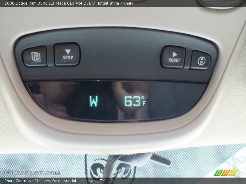 Bright White / Khaki 2008 Dodge Ram 3500 SLT Mega Cab 4x4 Dually