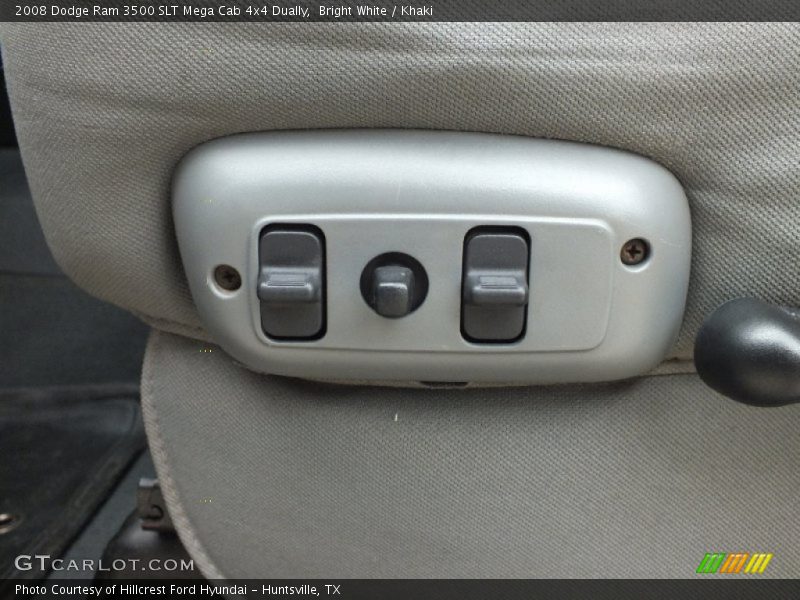 Bright White / Khaki 2008 Dodge Ram 3500 SLT Mega Cab 4x4 Dually