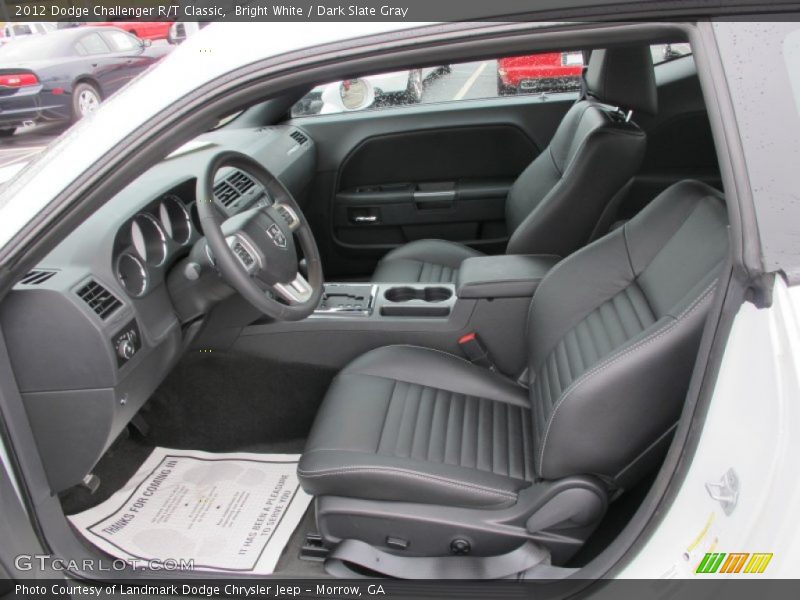 Bright White / Dark Slate Gray 2012 Dodge Challenger R/T Classic