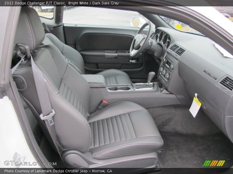 Bright White / Dark Slate Gray 2012 Dodge Challenger R/T Classic