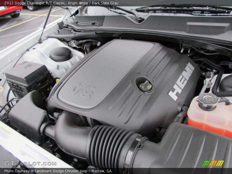 Bright White / Dark Slate Gray 2012 Dodge Challenger R/T Classic