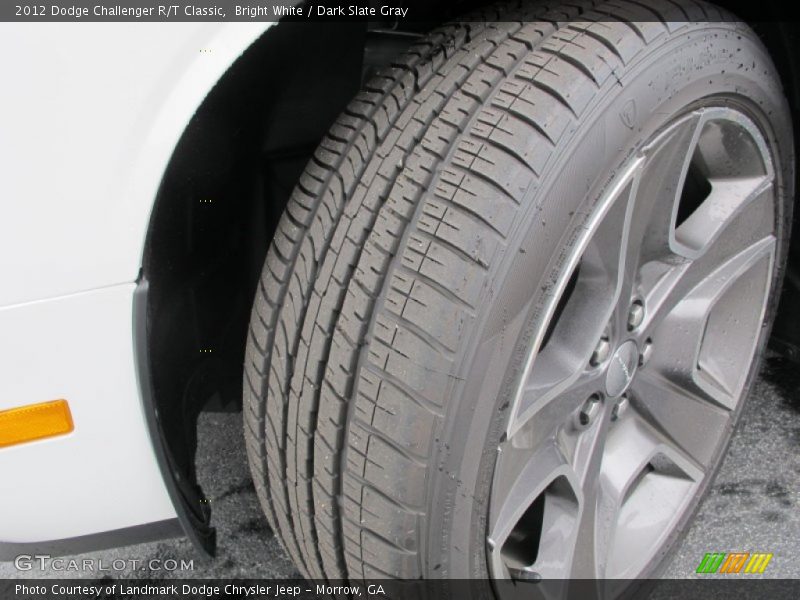 Bright White / Dark Slate Gray 2012 Dodge Challenger R/T Classic
