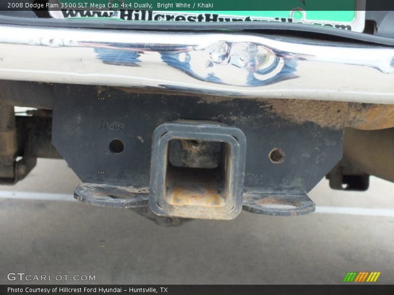 Bright White / Khaki 2008 Dodge Ram 3500 SLT Mega Cab 4x4 Dually