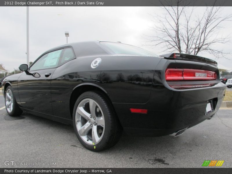 Pitch Black / Dark Slate Gray 2012 Dodge Challenger SXT