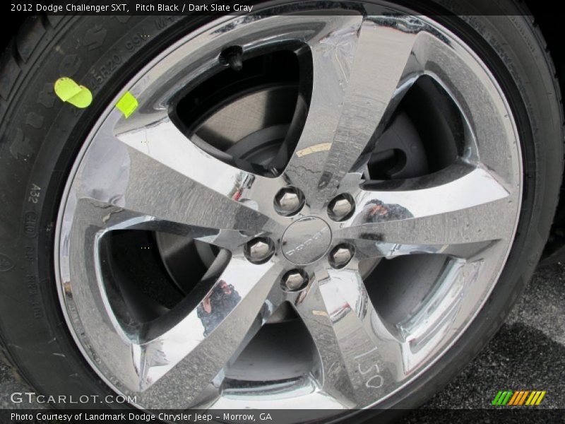 Pitch Black / Dark Slate Gray 2012 Dodge Challenger SXT