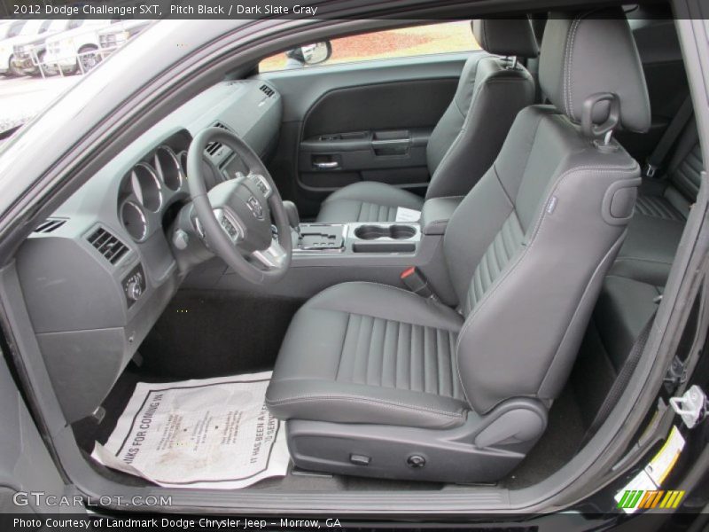 Pitch Black / Dark Slate Gray 2012 Dodge Challenger SXT