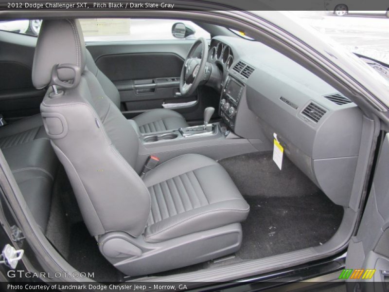 Pitch Black / Dark Slate Gray 2012 Dodge Challenger SXT