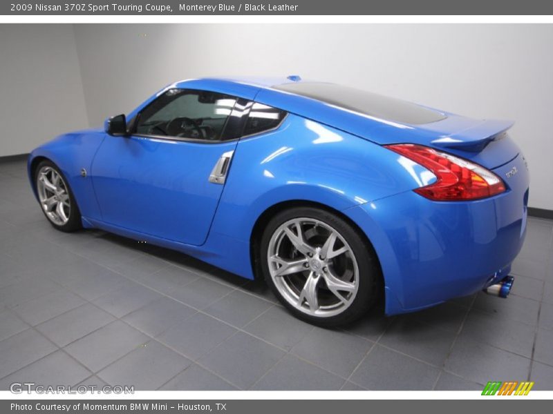 Monterey Blue / Black Leather 2009 Nissan 370Z Sport Touring Coupe