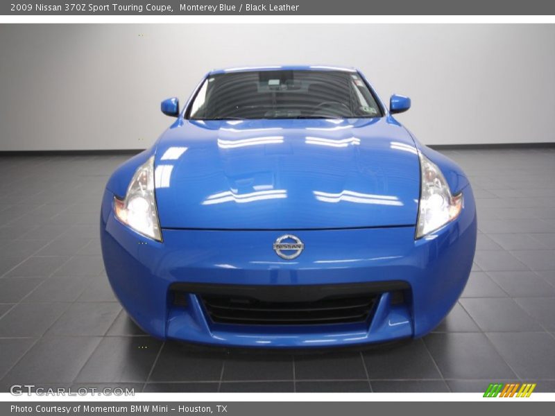 Monterey Blue / Black Leather 2009 Nissan 370Z Sport Touring Coupe