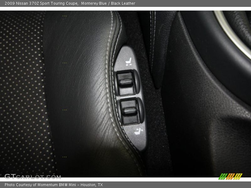 Monterey Blue / Black Leather 2009 Nissan 370Z Sport Touring Coupe