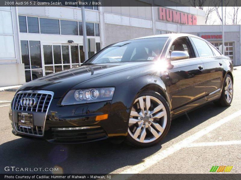 Brilliant Black / Black 2008 Audi S6 5.2 quattro Sedan