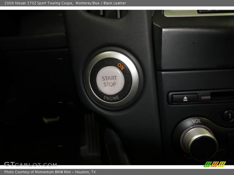 Monterey Blue / Black Leather 2009 Nissan 370Z Sport Touring Coupe