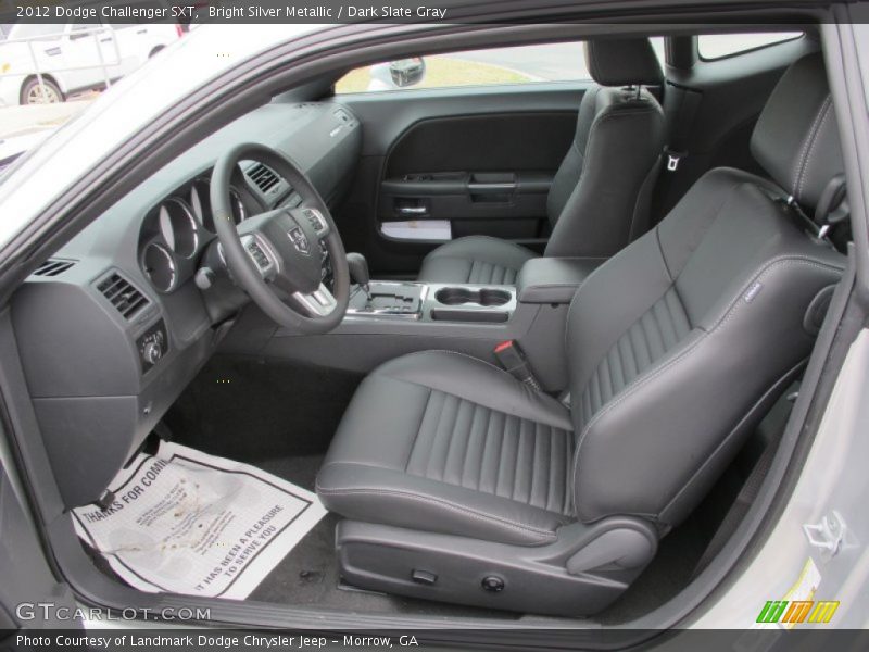  2012 Challenger SXT Dark Slate Gray Interior