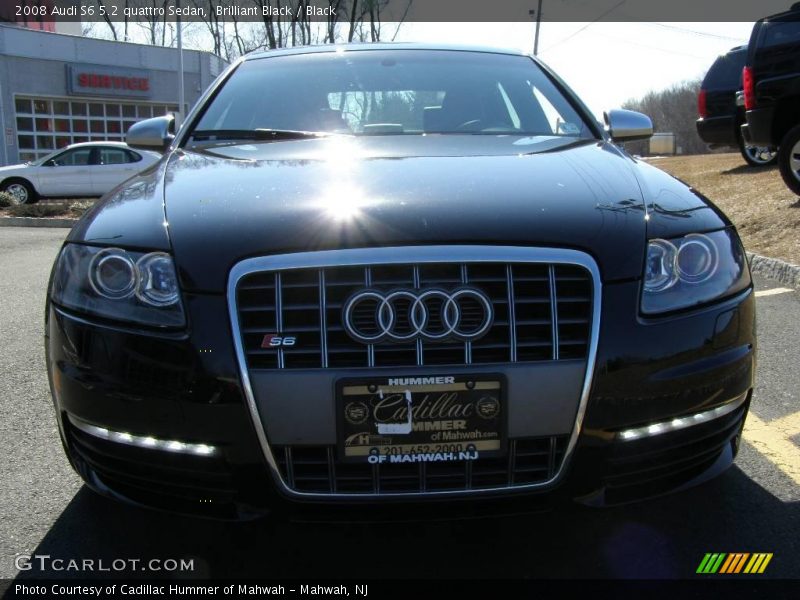 Brilliant Black / Black 2008 Audi S6 5.2 quattro Sedan