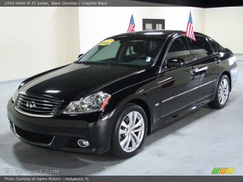 Black Obsidian / Graphite Black 2009 Infiniti M 35 Sedan