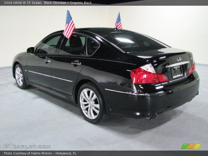 Black Obsidian / Graphite Black 2009 Infiniti M 35 Sedan