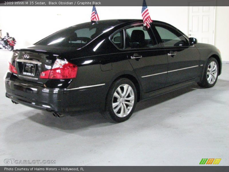 Black Obsidian / Graphite Black 2009 Infiniti M 35 Sedan