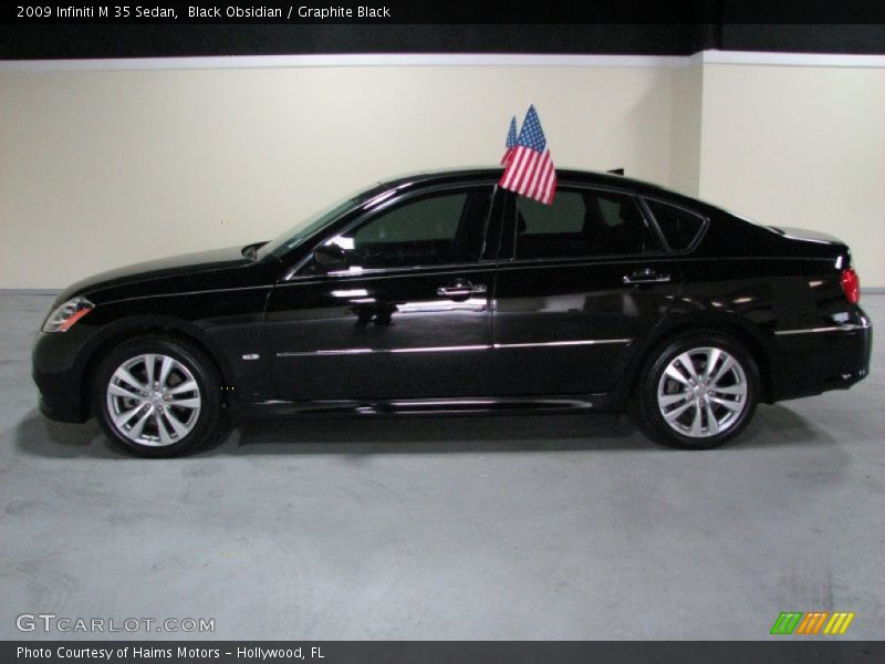 Black Obsidian / Graphite Black 2009 Infiniti M 35 Sedan