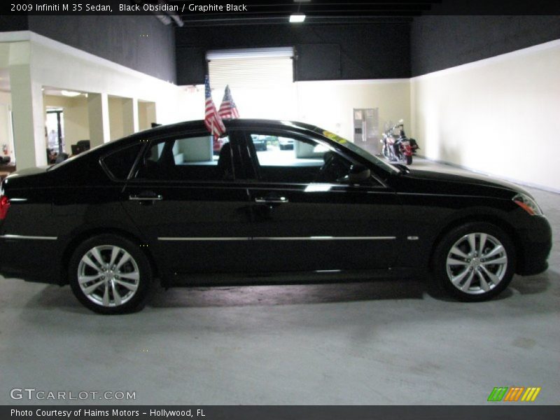 Black Obsidian / Graphite Black 2009 Infiniti M 35 Sedan