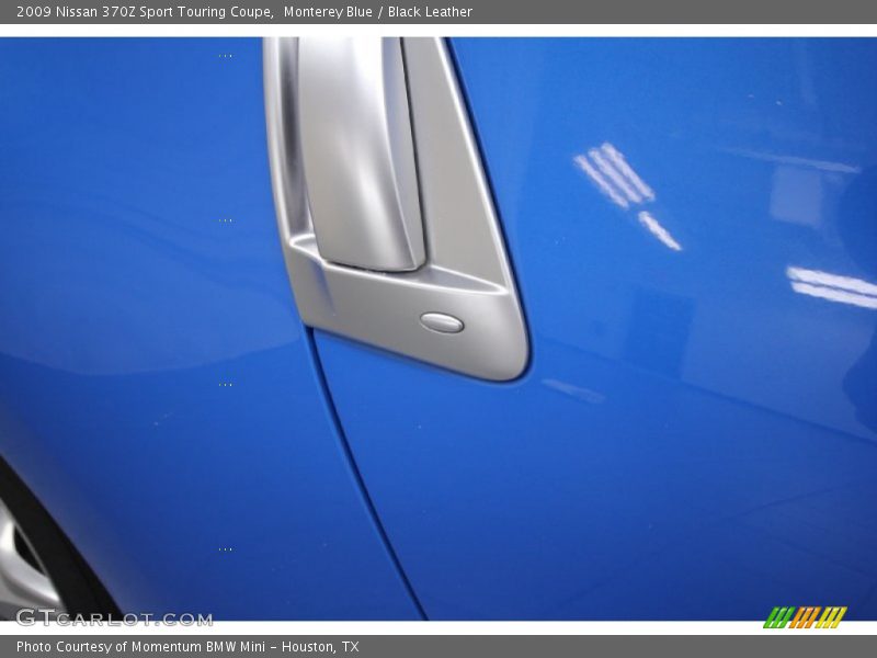 Monterey Blue / Black Leather 2009 Nissan 370Z Sport Touring Coupe