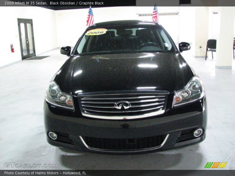 Black Obsidian / Graphite Black 2009 Infiniti M 35 Sedan