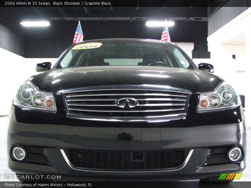 Black Obsidian / Graphite Black 2009 Infiniti M 35 Sedan